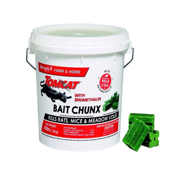 Tomcat With Bromethalin Bait Chunx Pail, 4 lbs